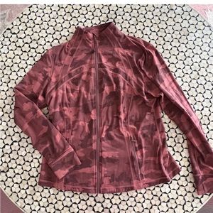 Lululemon Define Jacket Camo Brier Rose Multi Print